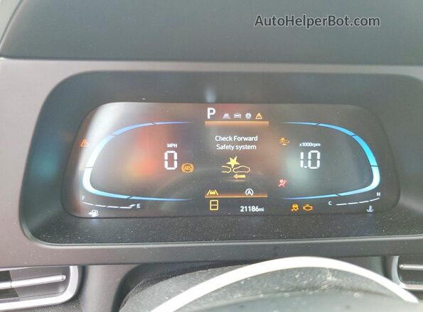 KMHLL4DG4SU041001 2025 HYUNDAI ELANTRA Silver Սարքավորումների վահանակի տեսք