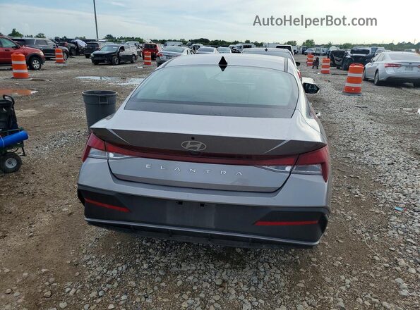 KMHLL4DG4SU041001 2025 HYUNDAI ELANTRA Silver Հետևի տեսք