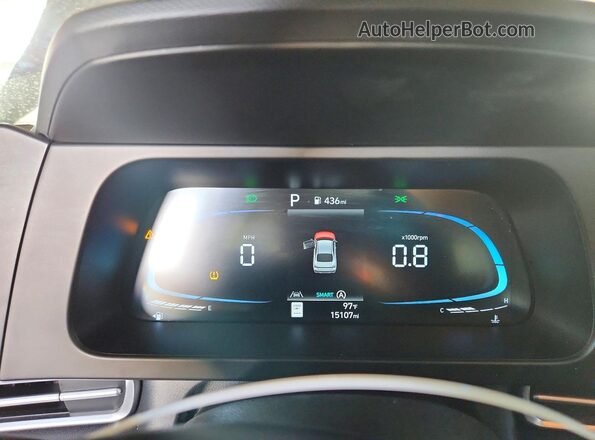 KMHLL4DG4SU054427 2025 HYUNDAI ELANTRA Gray Вид щитка приладів