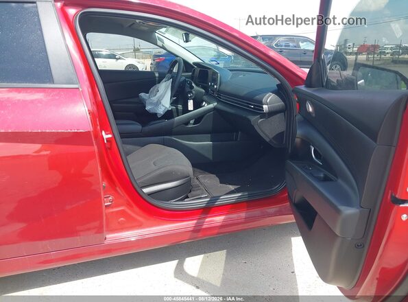 KMHLL4DG4SU916898 2025 HYUNDAI ELANTRA Red Вид салону спереду