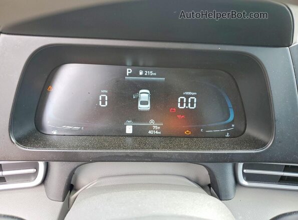 KMHLL4DG4TU193815 2026 HYUNDAI ELANTRA Charcoal Вид щитка приладів