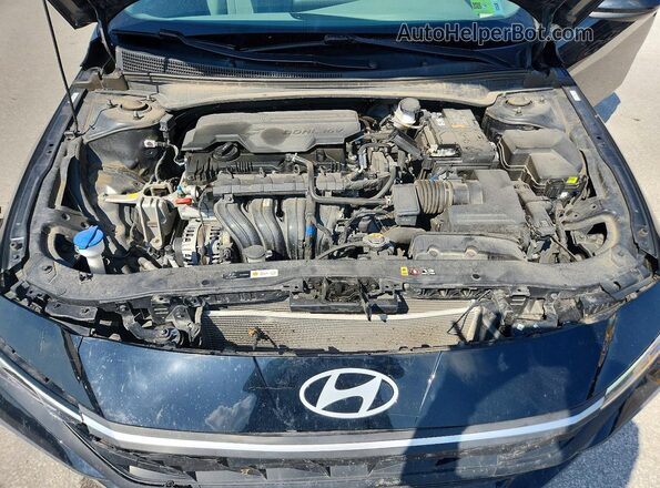 KMHLL4DG5RU657011 2024 HYUNDAI ELANTRA Черный Вид задней части салона