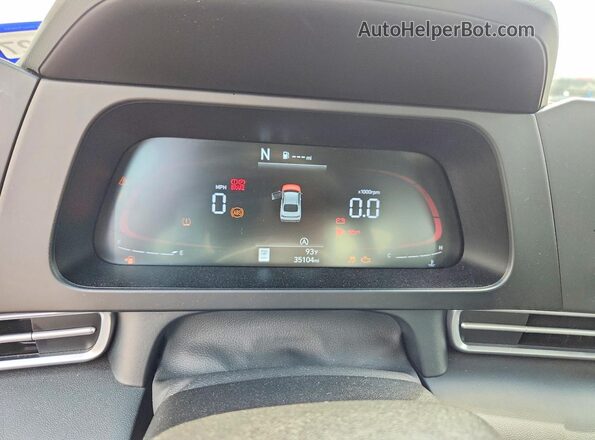 KMHLL4DG5SU012879 2025 HYUNDAI ELANTRA Gray Սարքավորումների վահանակի տեսք