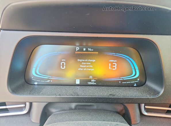 KMHLL4DG5SU081524 2025 HYUNDAI ELANTRA Gray Vista del cuadro de instrumentos