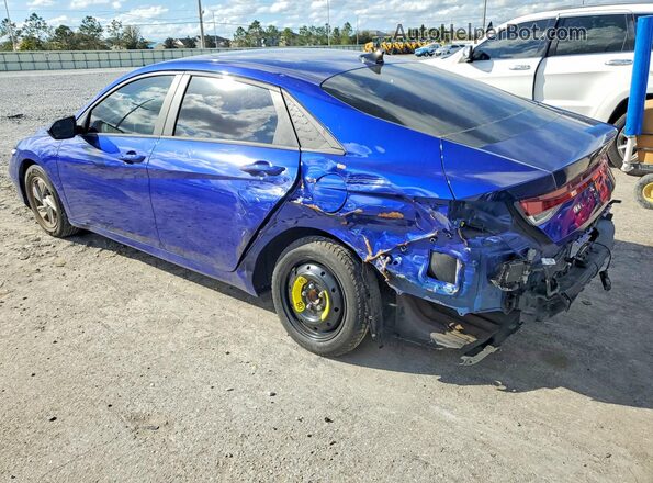 KMHLL4DG6RU651167 2024 HYUNDAI ELANTRA Blue Trasero izquierdo