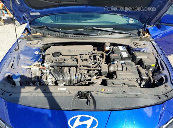 KMHLL4DG6RU651167 2024 HYUNDAI ELANTRA Blue Vista interior trasera