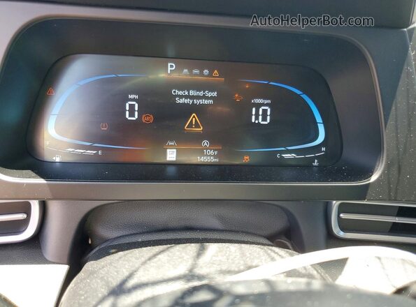 KMHLL4DG6SU987603 2025 HYUNDAI ELANTRA Charcoal ხელსაწყოთა პანელის ხედი