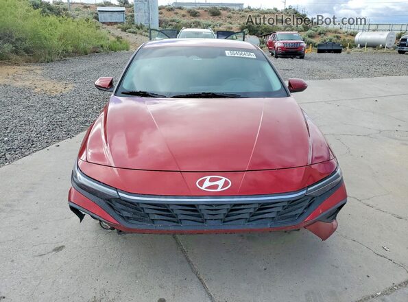 KMHLL4DG7RU740018 2024 HYUNDAI ELANTRA Maroon Vista frontal