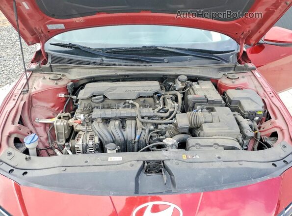 KMHLL4DG7RU740018 2024 HYUNDAI ELANTRA Maroon Vista interior trasera