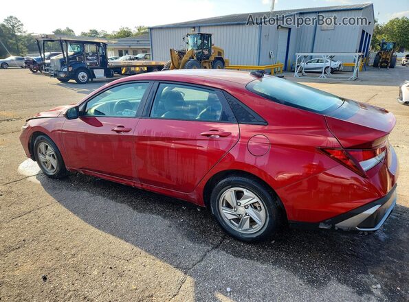 KMHLL4DG7RU741654 2024 HYUNDAI ELANTRA Burgundy Trasero izquierdo