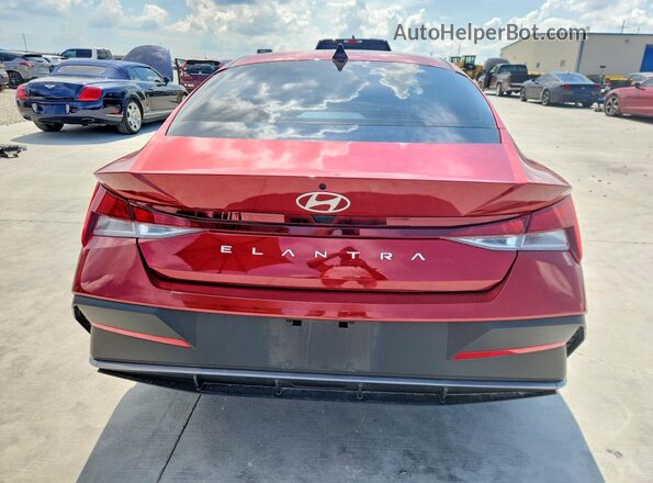 KMHLL4DG7RU787629 2024 HYUNDAI ELANTRA Красный Вид сзади