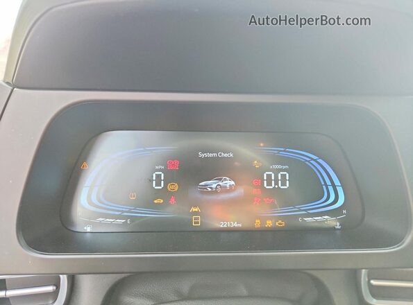 KMHLL4DG7RU787629 2024 HYUNDAI ELANTRA Красный Вид щитка приборов