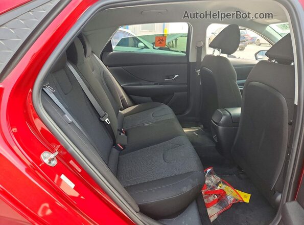 KMHLL4DG7RU787629 2024 HYUNDAI ELANTRA Красный Вид задних сидений