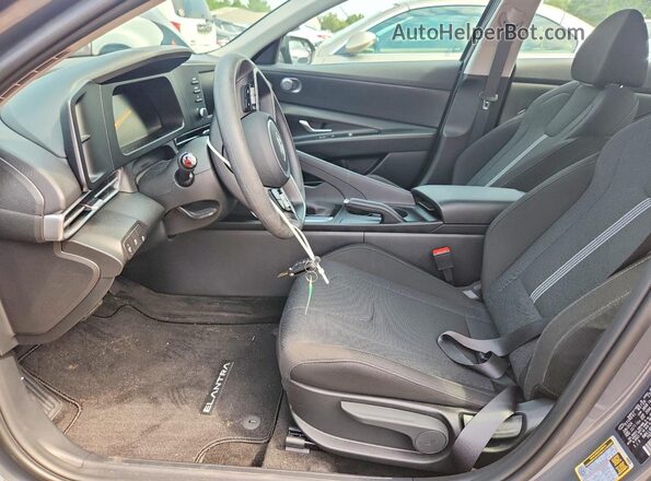 KMHLL4DG7RU840345 2024 HYUNDAI ELANTRA Gray Вид салону спереду