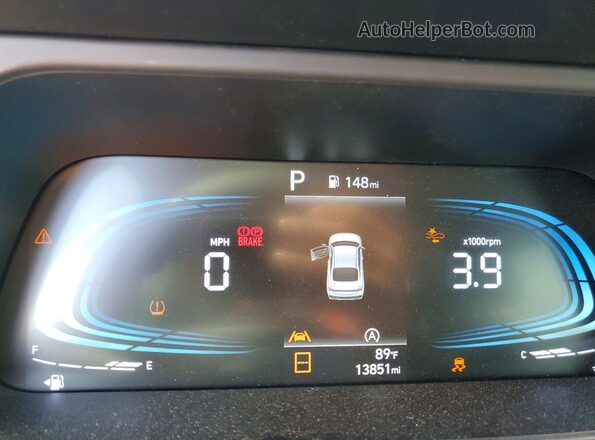 KMHLL4DG7SU007764 2025 HYUNDAI ELANTRA Black Vista del cuadro de instrumentos