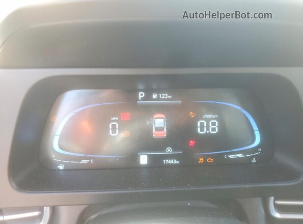 KMHLL4DG7SU860245 2025 HYUNDAI ELANTRA Silver Instrument cluster view
