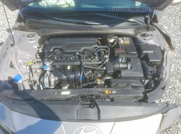 KMHLL4DG7SU860245 2025 HYUNDAI ELANTRA Silver Rear interior view