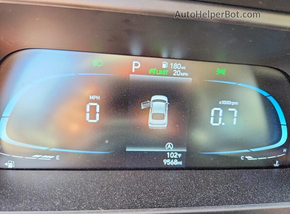 KMHLL4DG8SU075409 2025 HYUNDAI ELANTRA Black Widok zestawu wskaźników
