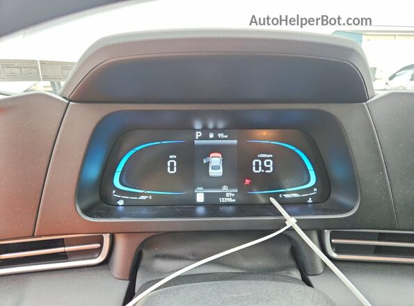 KMHLL4DG9SU990978 2025 HYUNDAI ELANTRA Серый Вид щитка приборов