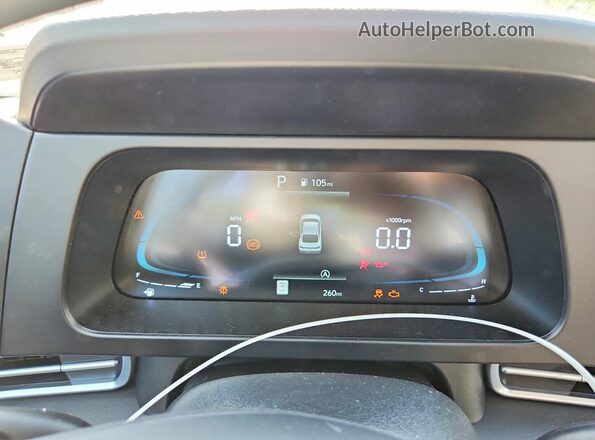 KMHLL4DG9TU218580 2026 HYUNDAI ELANTRA Gray Instrument cluster view