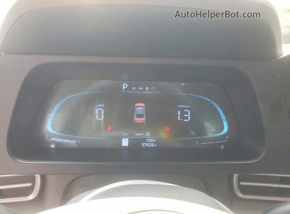 KMHLL4DGXRU801197 2024 HYUNDAI ELANTRA White Instrument cluster view