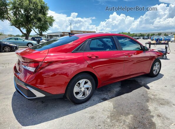 KMHLL4DGXRU802088 2024 HYUNDAI ELANTRA Красный Задняя правая четверть