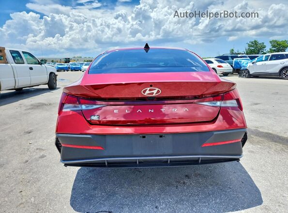 KMHLL4DGXRU802088 2024 HYUNDAI ELANTRA Красный Вид сзади