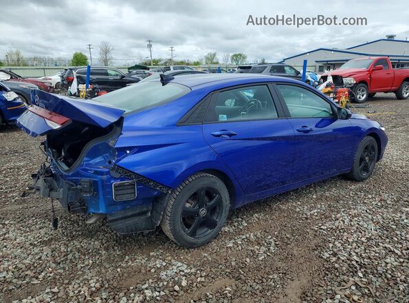 KMHLL4DGXRU821465 2024 HYUNDAI ELANTRA Blue Հետևի աջ