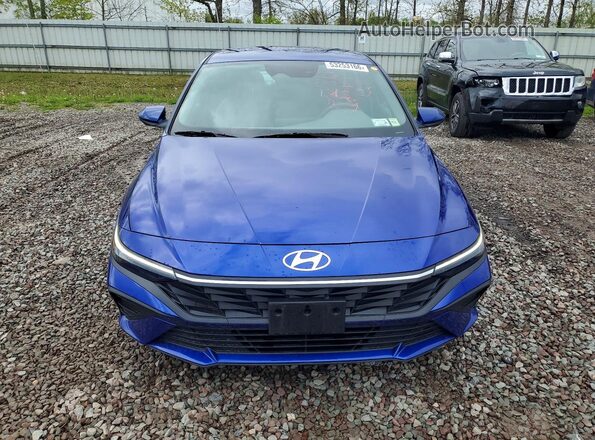 KMHLL4DGXRU821465 2024 HYUNDAI ELANTRA Blue Դիմացի տեսք