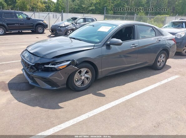 KMHLL4DGXSU062645 2025 HYUNDAI ELANTRA Gray წინა მარცხენა ხედი სამი მეოთხედიდან