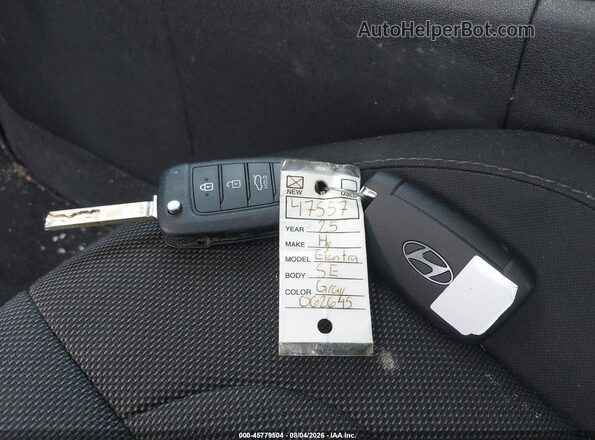 KMHLL4DGXSU062645 2025 HYUNDAI ELANTRA Gray წინა პანელის ხედი