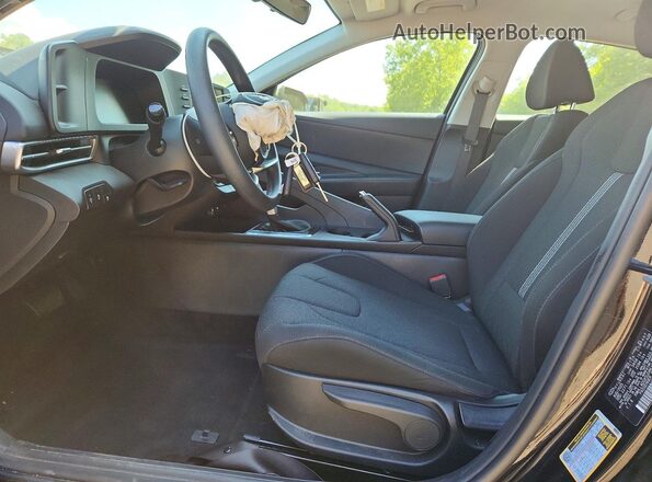 KMHLL4DGXSU086184 2025 HYUNDAI ELANTRA Black წინა სალონის ხედი
