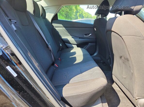 KMHLL4DGXSU086184 2025 HYUNDAI ELANTRA Black უკანა სავარძლების ხედი