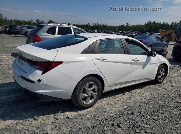 KMHLM4AG0NU341009 2022 HYUNDAI ELANTRA White უკანა მარჯვენა