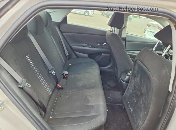 KMHLM4AG1MU077233 2021 HYUNDAI ELANTRA Gray უკანა სავარძლების ხედი