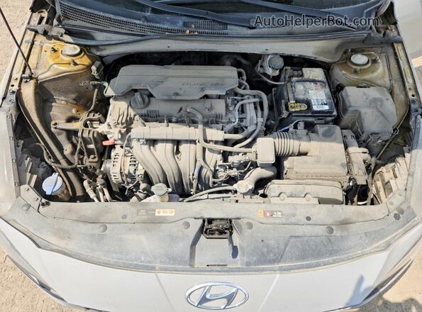 KMHLM4AG1MU077233 2021 HYUNDAI ELANTRA Gray უკანა სალონის ხედი