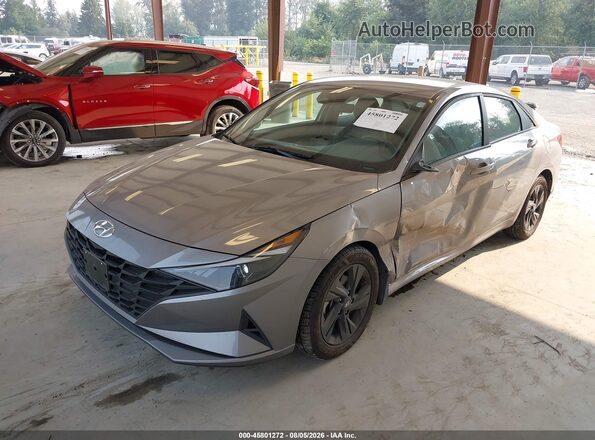 KMHLM4AG1PU491925 2023 HYUNDAI ELANTRA Gray Vista tres cuartos delantera izquierda