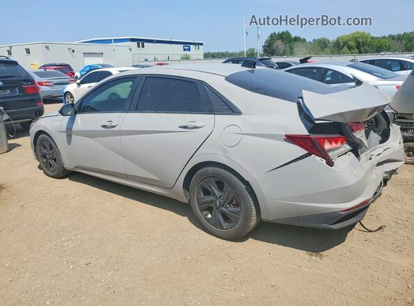 KMHLM4AG2MU076348 2021 HYUNDAI ELANTRA Silver Հետևի ձախ
