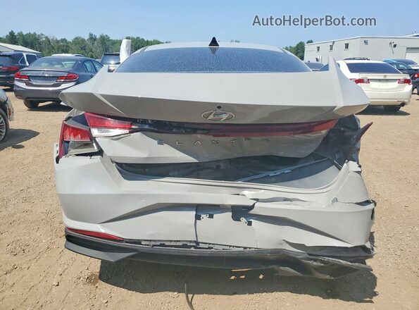 KMHLM4AG2MU076348 2021 HYUNDAI ELANTRA Silver Հետևի տեսք