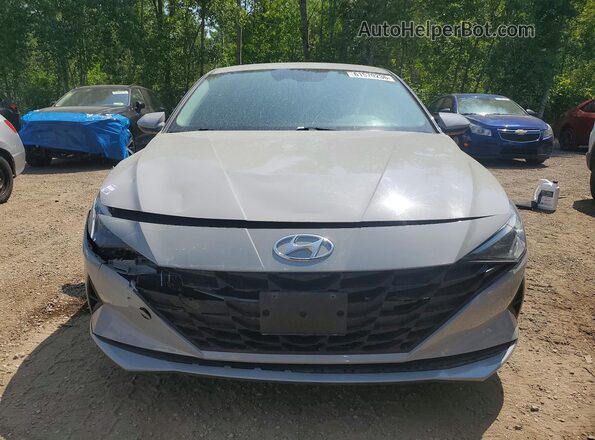 KMHLM4AG2MU076348 2021 HYUNDAI ELANTRA Silver Դիմացի տեսք