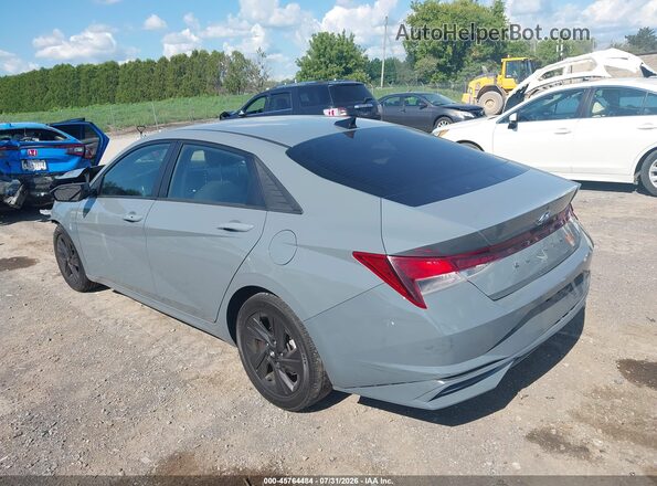 KMHLM4AG2MU146415 2021 HYUNDAI ELANTRA Blue Հետևի ձախ