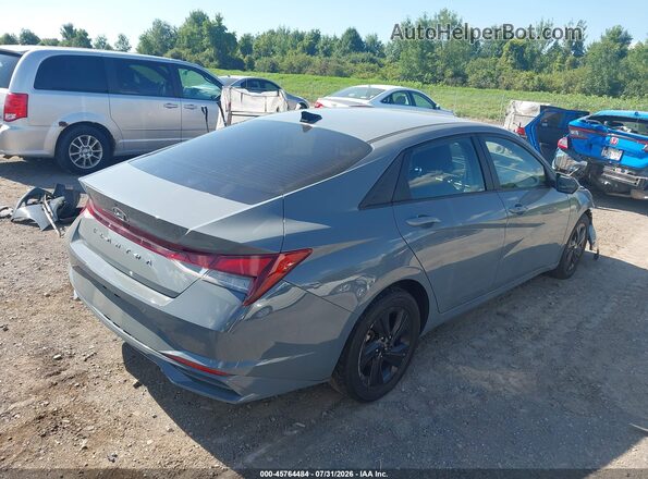 KMHLM4AG2MU146415 2021 HYUNDAI ELANTRA Blue Հետևի աջ