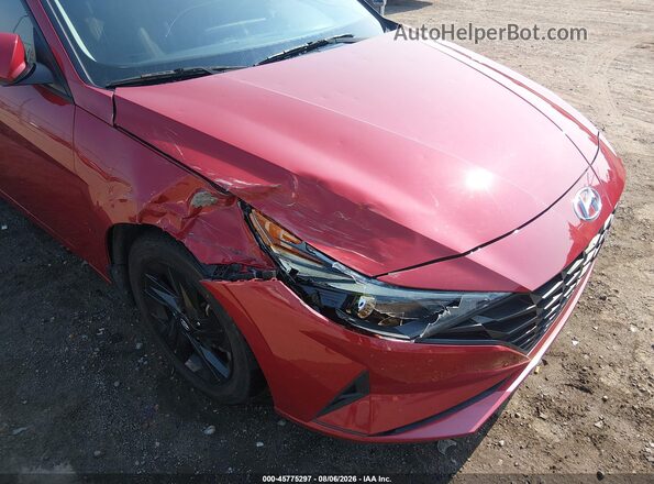 KMHLM4AG2MU195033 2021 HYUNDAI ELANTRA Red Вид спереду