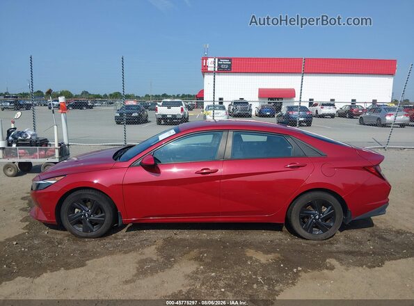 KMHLM4AG2MU195033 2021 HYUNDAI ELANTRA Red Панорамний вид салону 360°