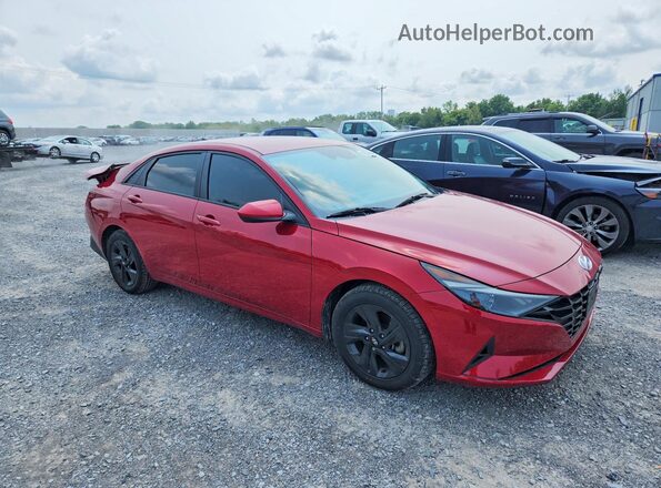 KMHLM4AG2NU361925 2022 HYUNDAI ELANTRA Red წინა მარჯვენა