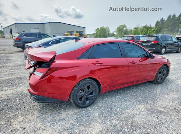 KMHLM4AG2NU361925 2022 HYUNDAI ELANTRA Red უკანა მარჯვენა