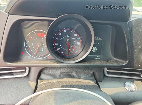 KMHLM4AG2NU361925 2022 HYUNDAI ELANTRA Red ხელსაწყოთა პანელის ხედი