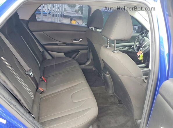 KMHLM4AG2PU424024 2023 HYUNDAI ELANTRA Blue Rear seats view