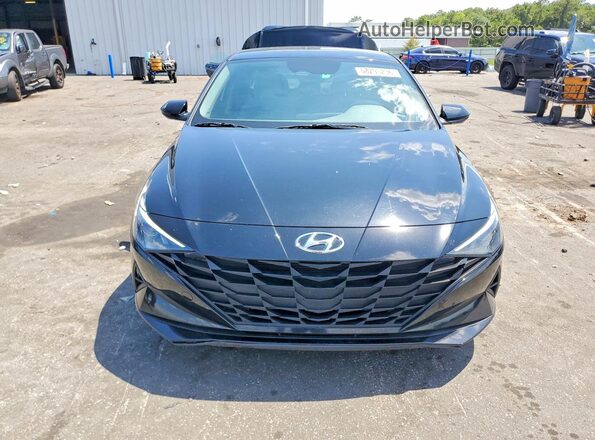 KMHLM4AG2PU503841 2023 HYUNDAI ELANTRA Черный Вид спереди