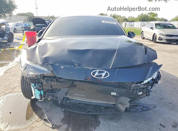 KMHLM4AG2PU546821 2023 HYUNDAI ELANTRA Black წინა ხედი